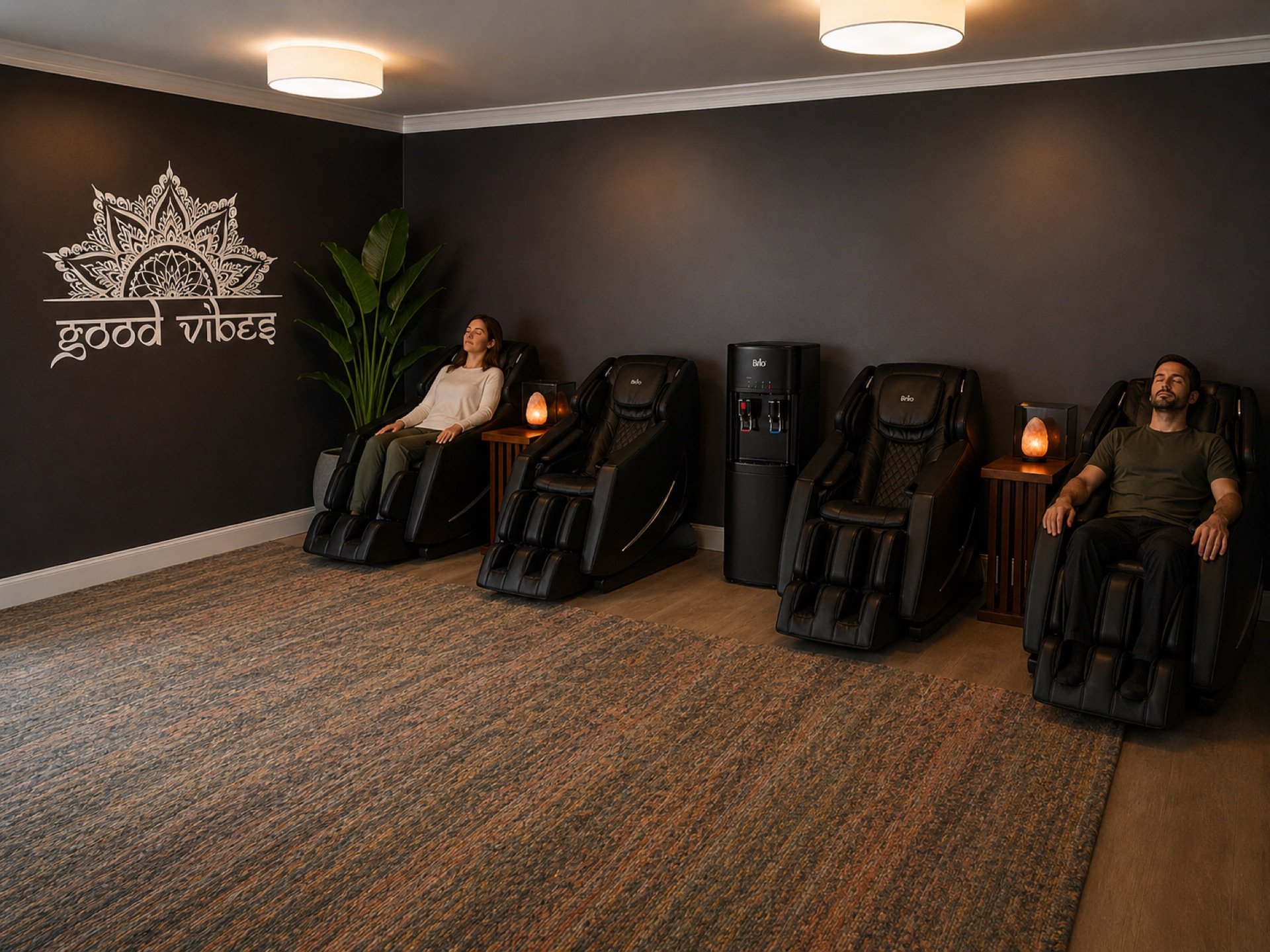 Massage chair recovery room